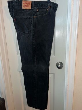 Levi's Black Men's Straight Jeans - Classic 505 Style